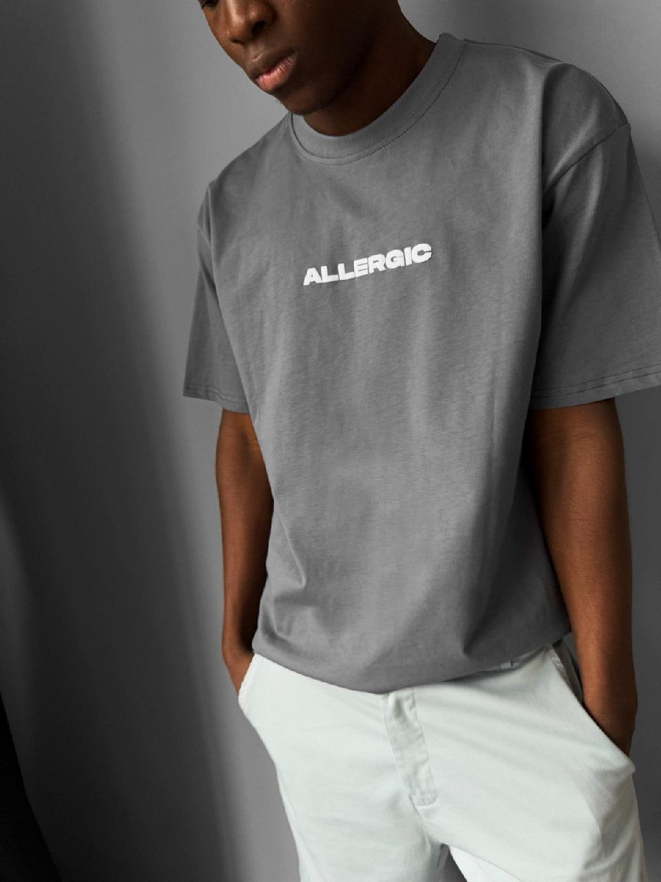 Allergic Black Oversized T-shirt