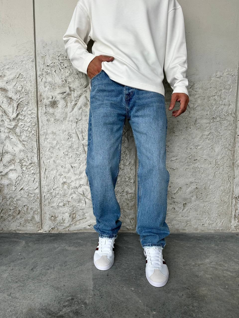Blue wave Baggy jeans pants