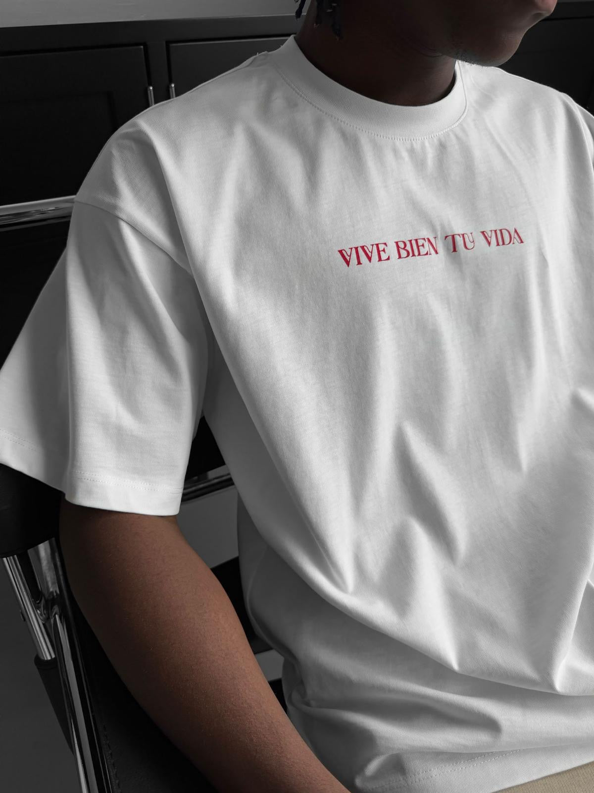 The white Butterfly Oversized T-shirt