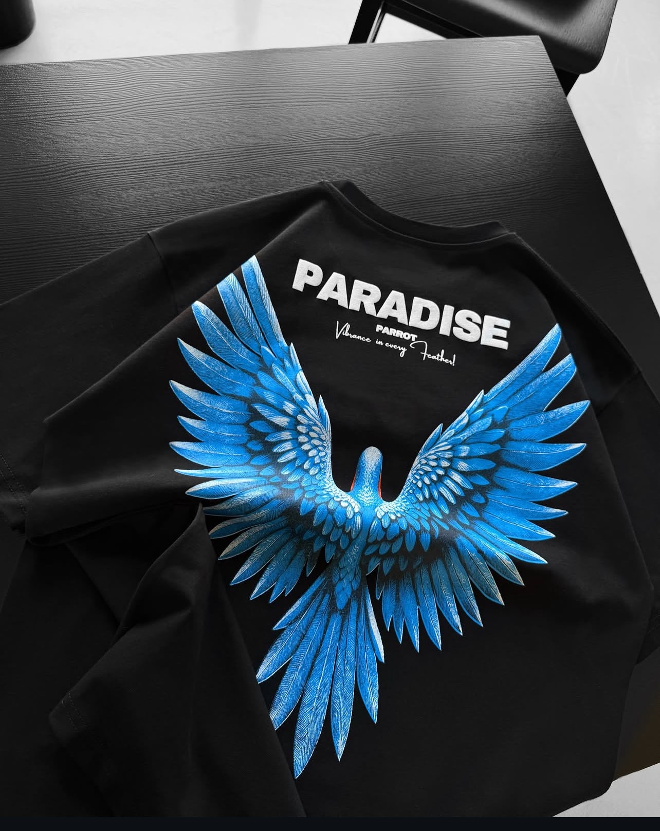 Paradise Black Oversized T-shirt