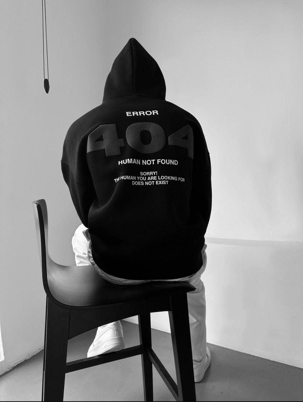 Error Black Hoodie