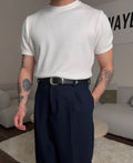 Plain Classic Knit T-shirt