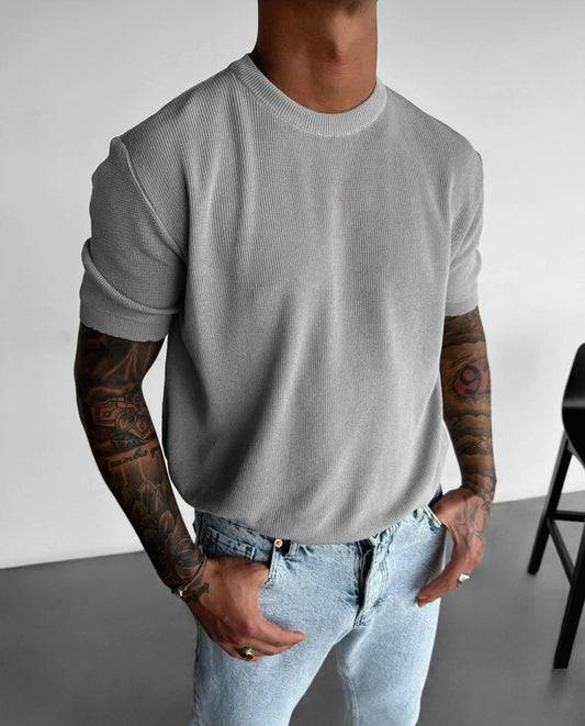 Basic knitwear T-shirt