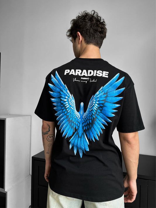 Paradise Black Oversized T-shirt