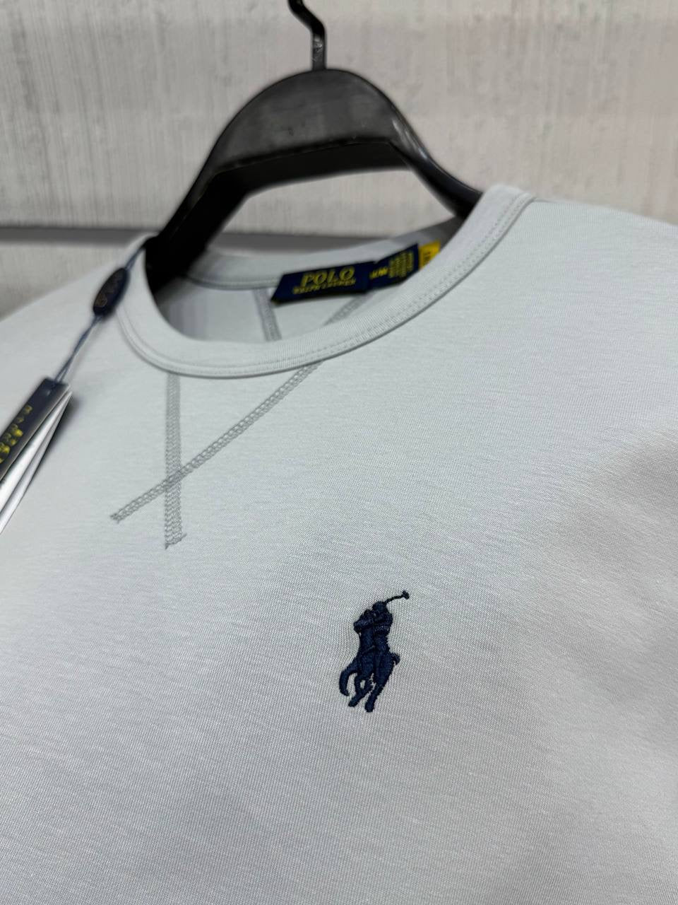 RL Grey White Sweater