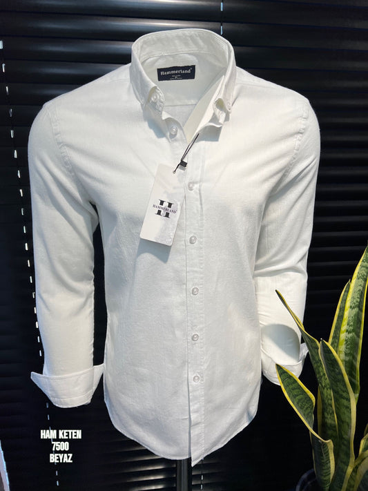 White Lenin shirt