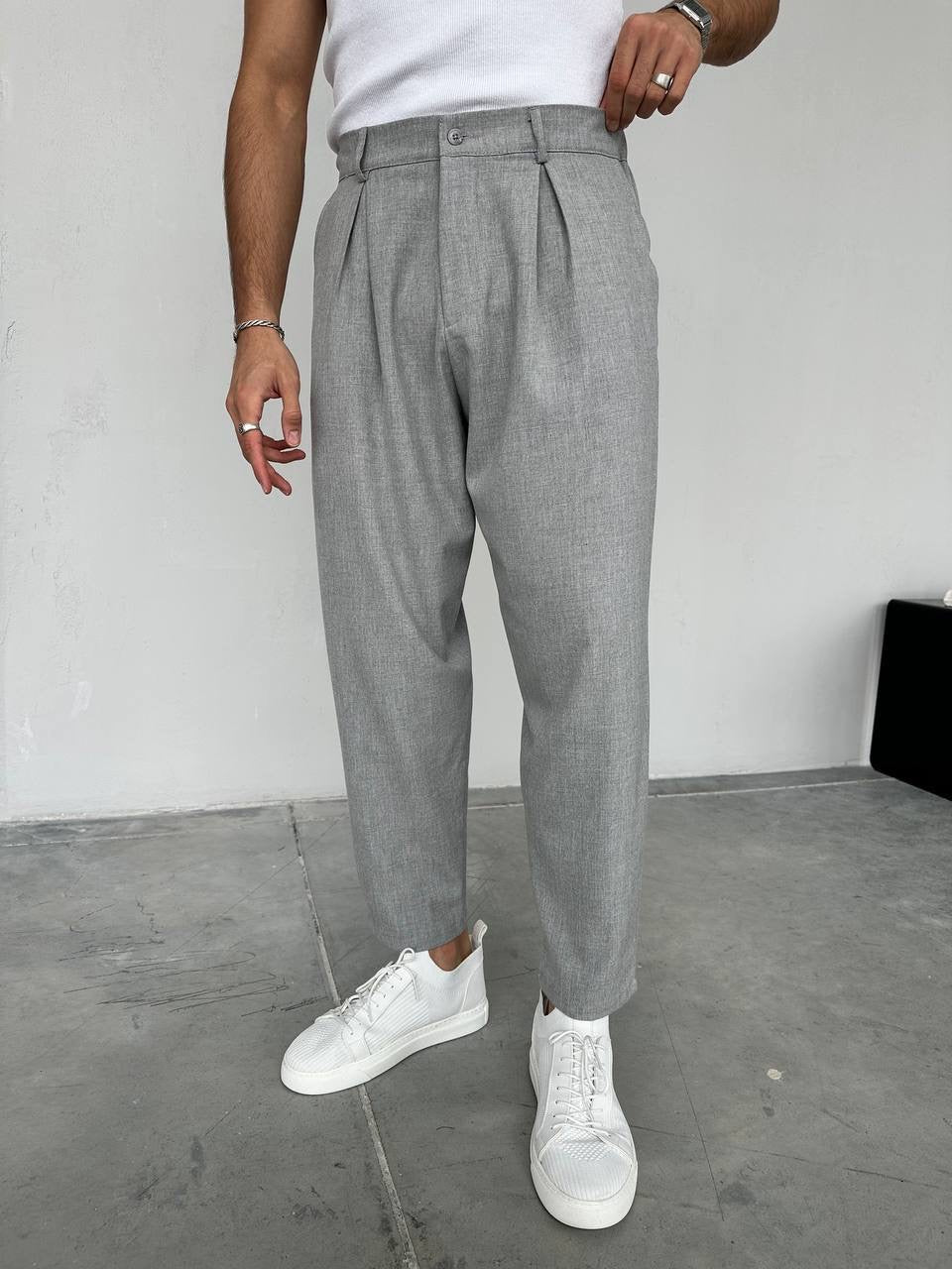 Grey Classic pants