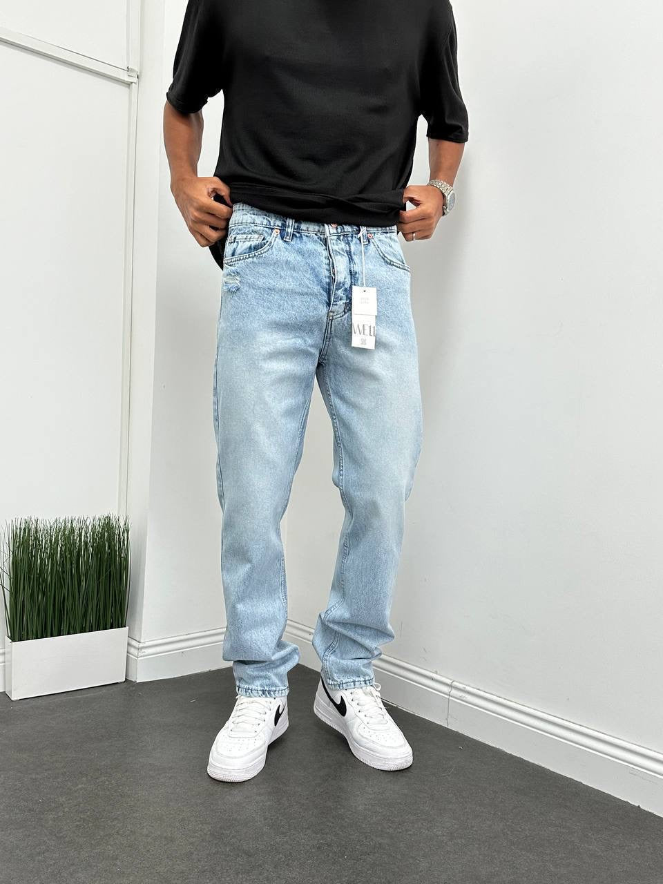 Light blue Baggy jeans pants