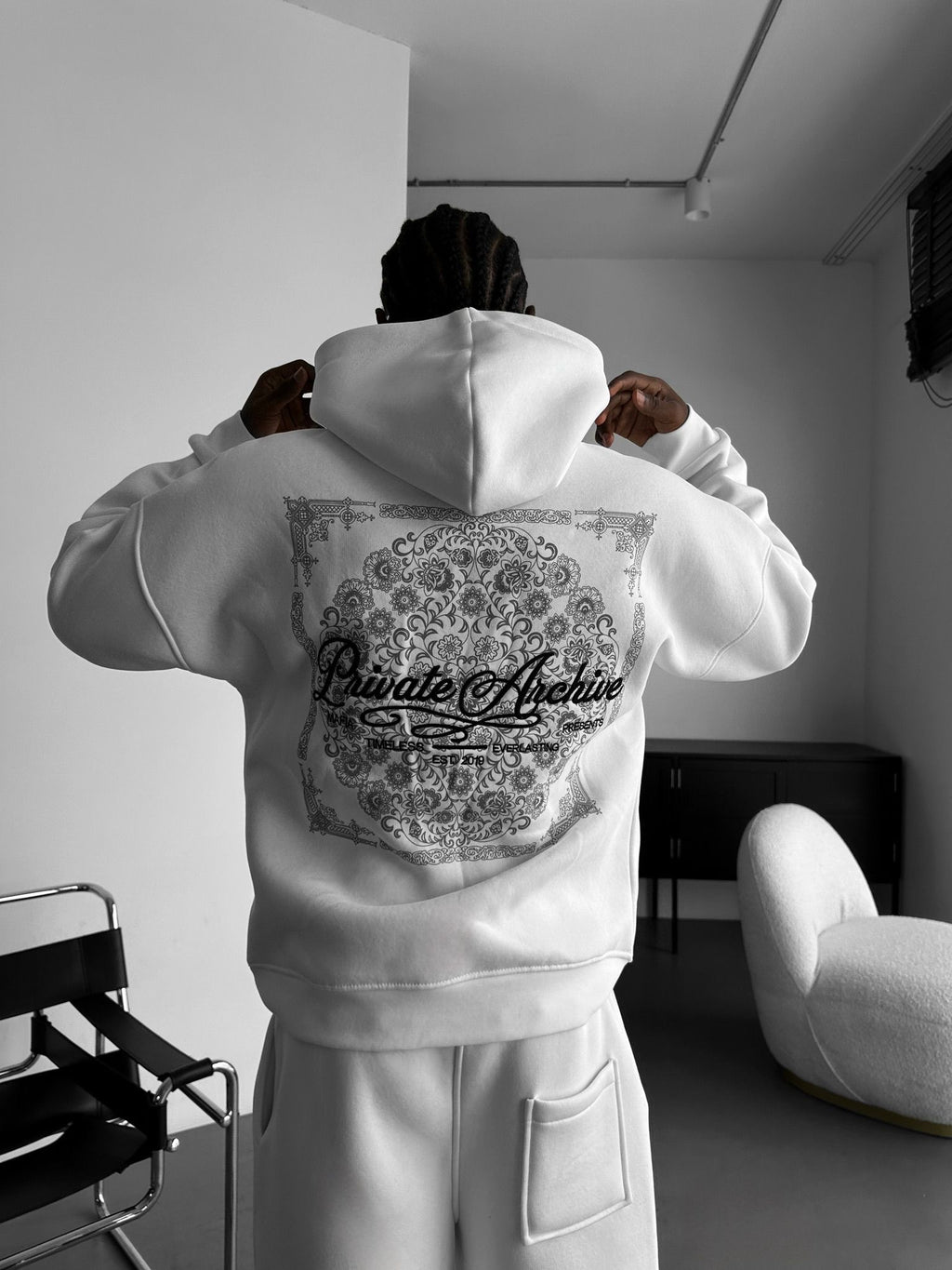 Private Archive White Hoodie