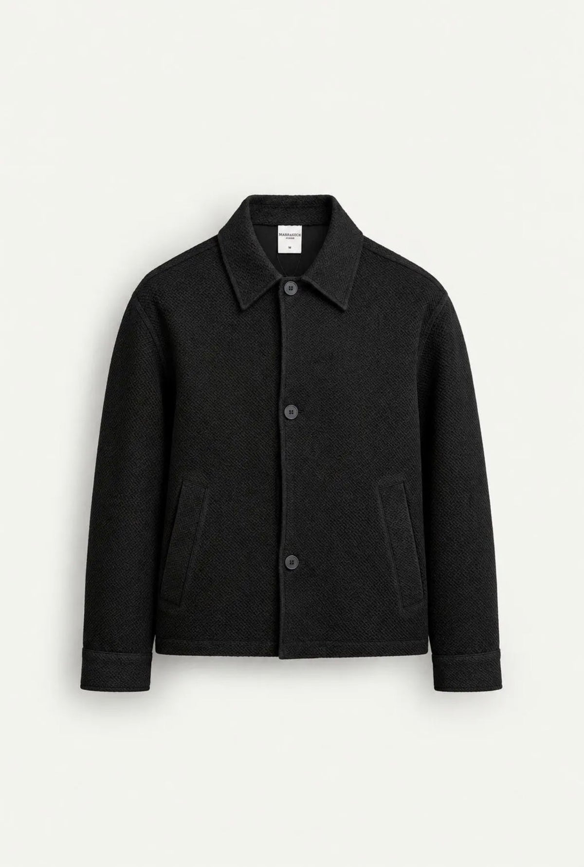 Classic Button Fur Jacket