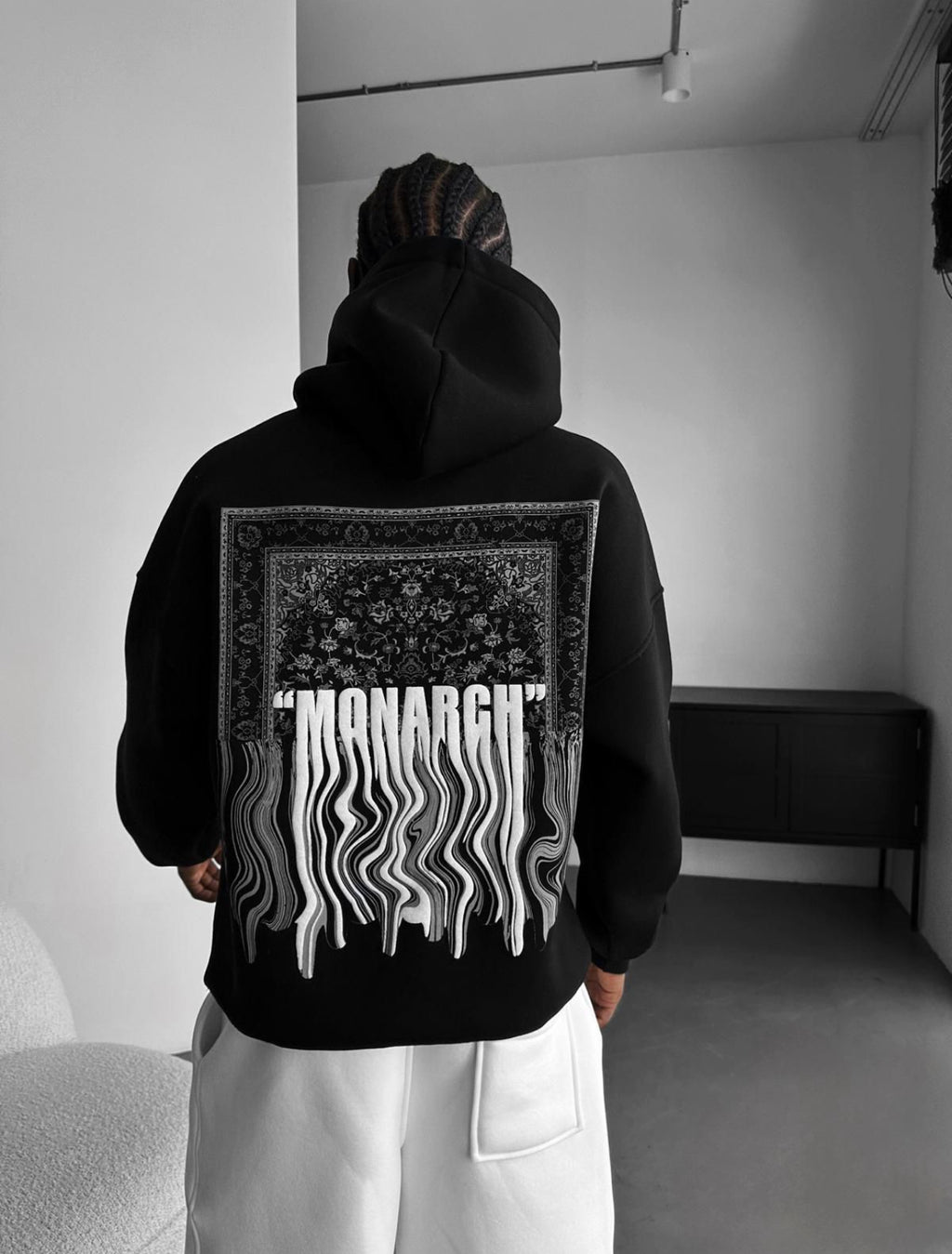 Monarch Black Hoodie