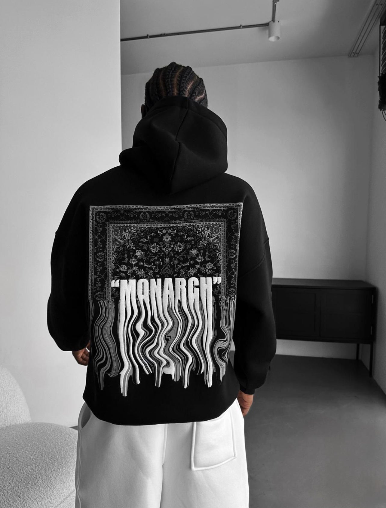 Monarch Black Hoodie