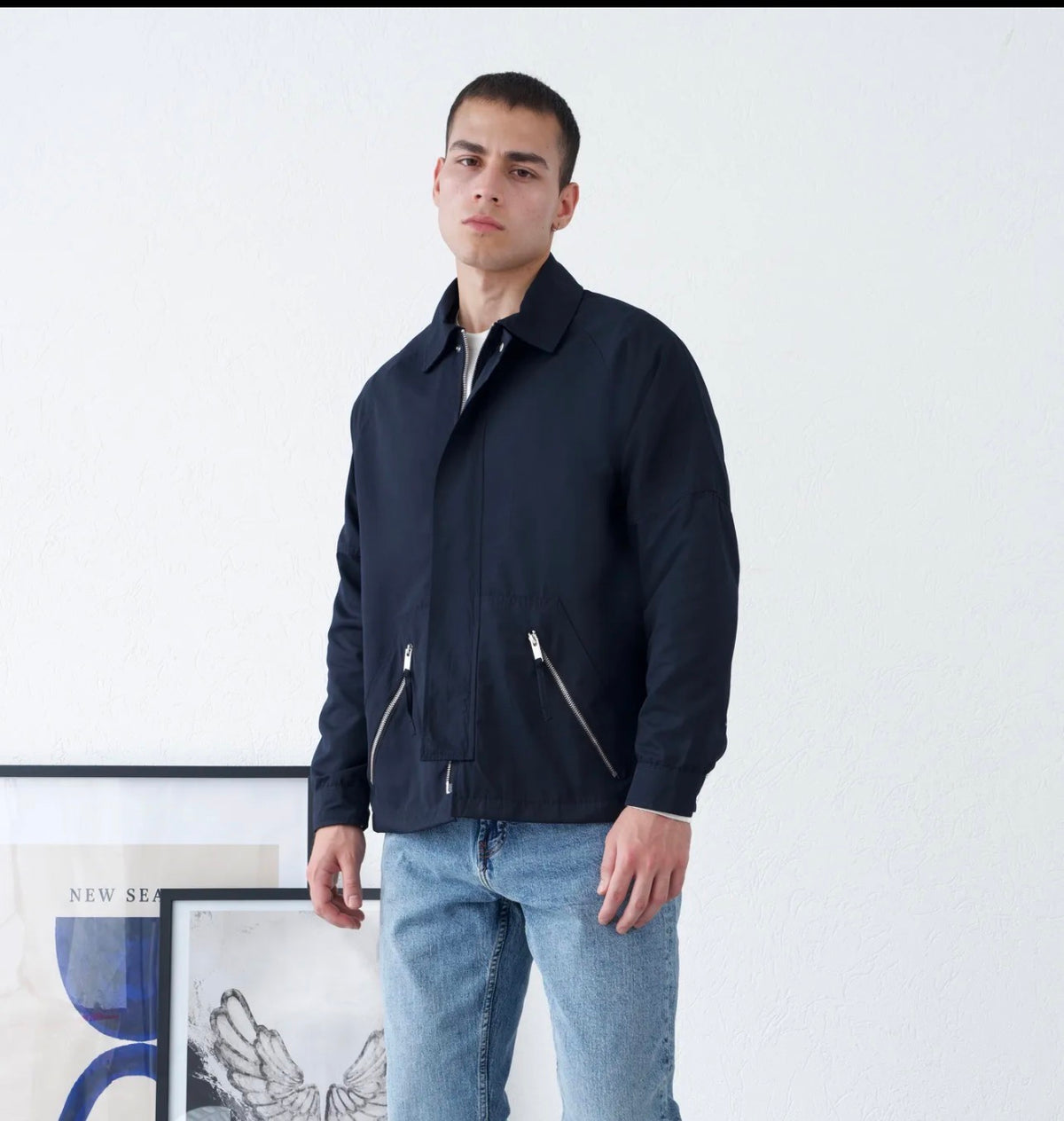 Classic Navy Blue Jacket
