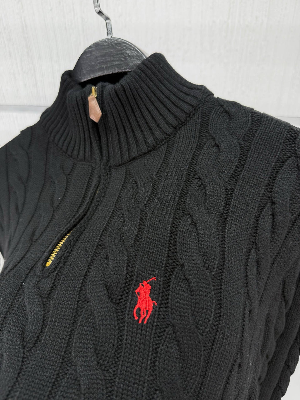 RL Black ZipUp Sweater