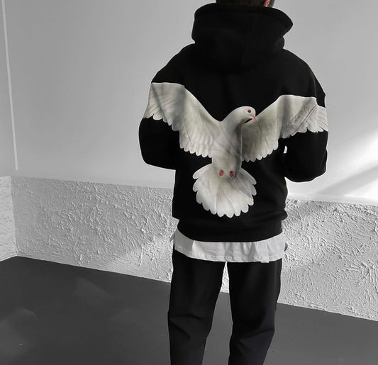 Bird Oversized Hoodie