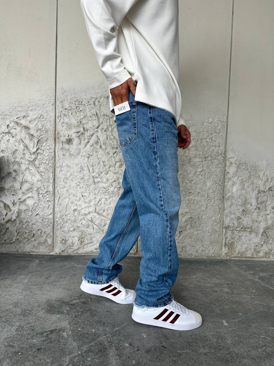 Blue wave Baggy jeans pants