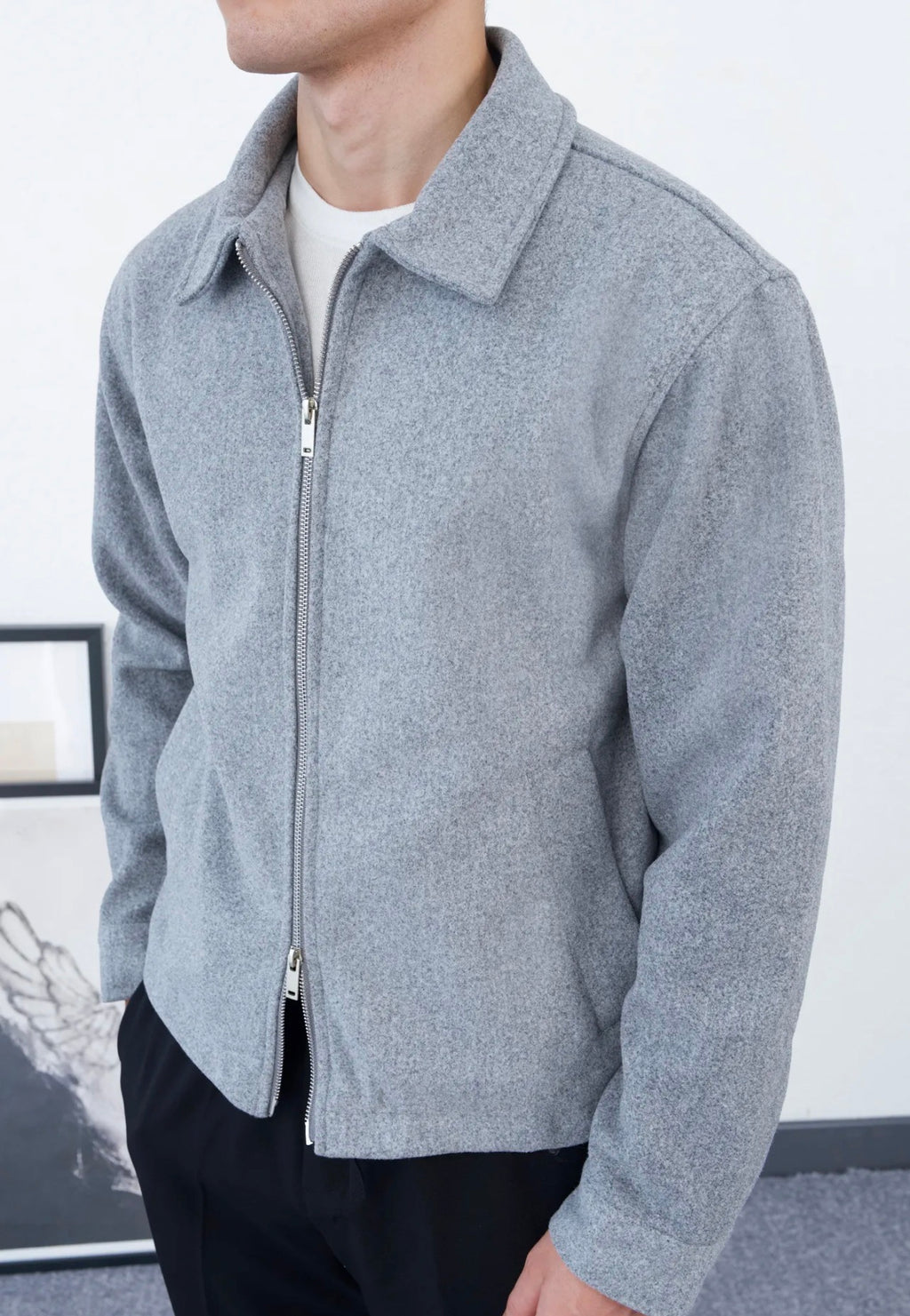Classic Grey Fur Jacket (Copy)