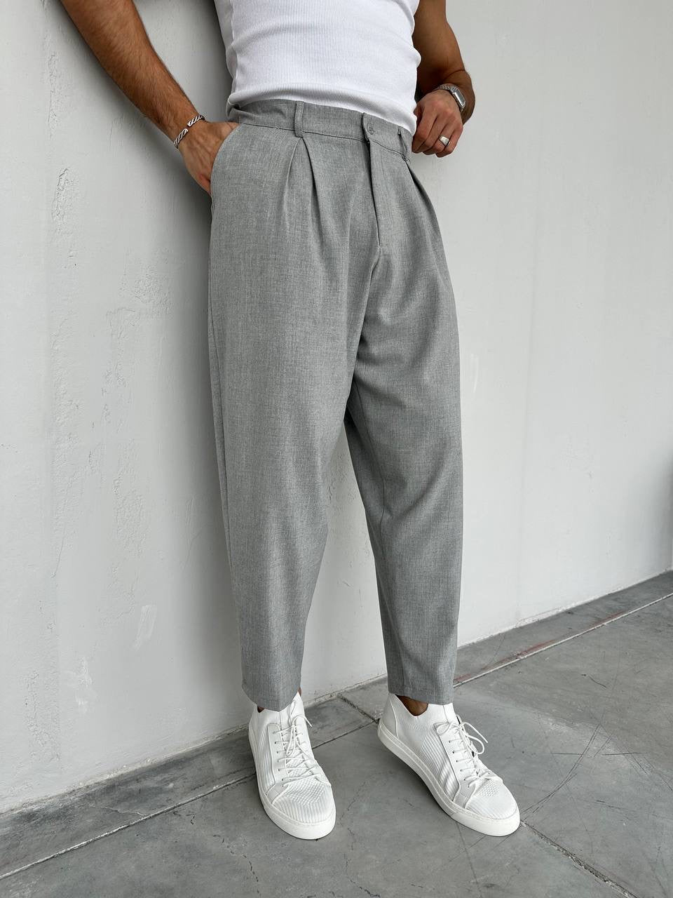 Grey Classic pants