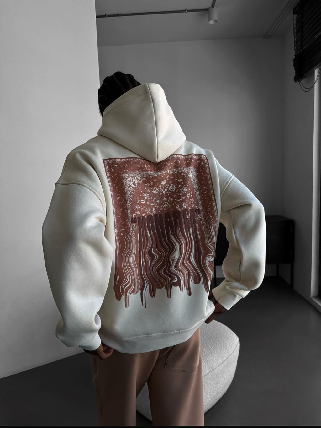 Monarch Beige Hoodie