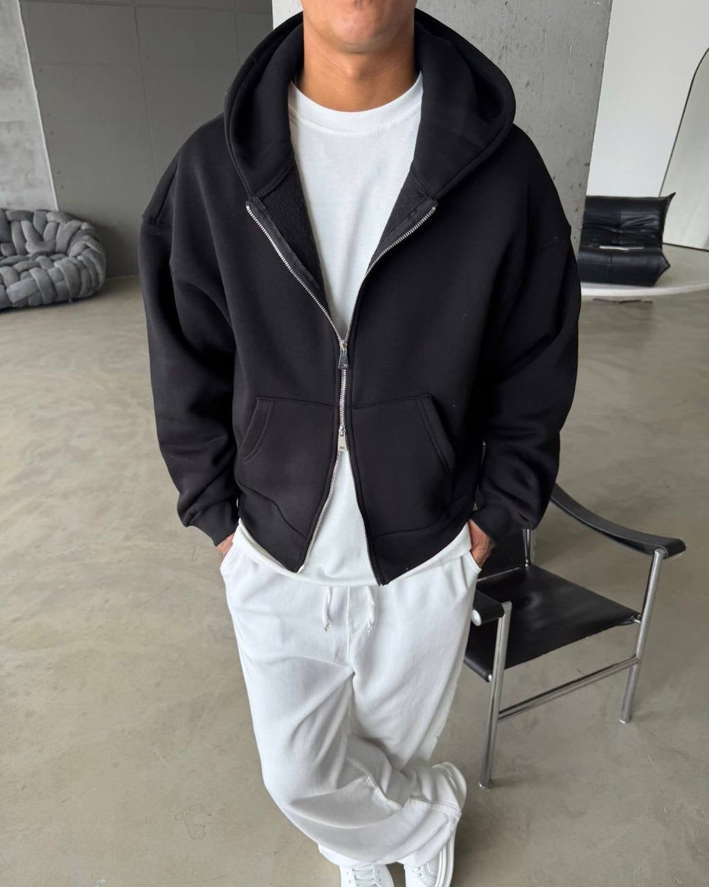 Cotton Black Jacket