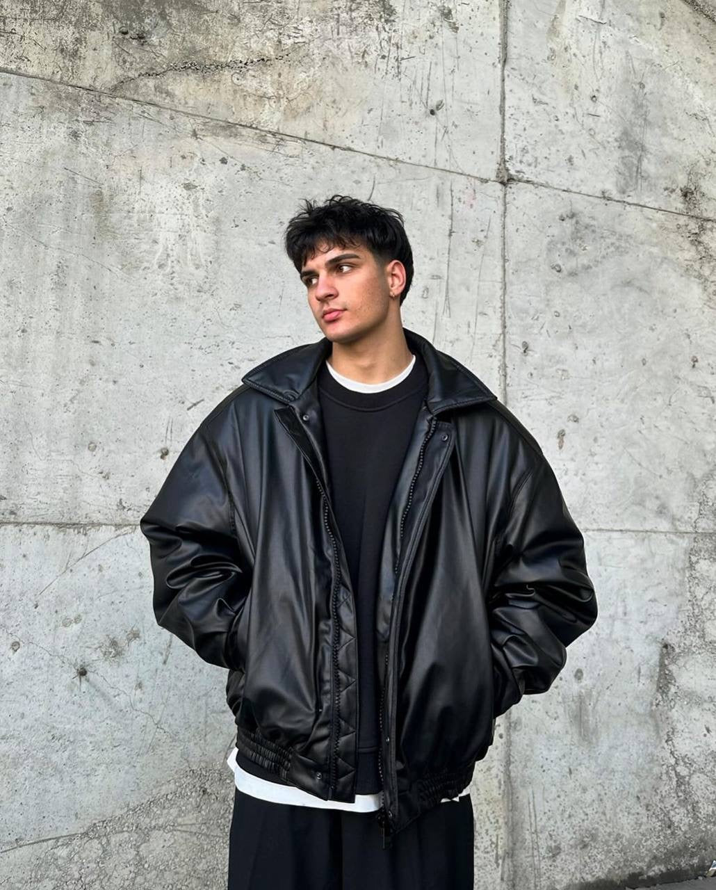 Bomber Leather Jacket