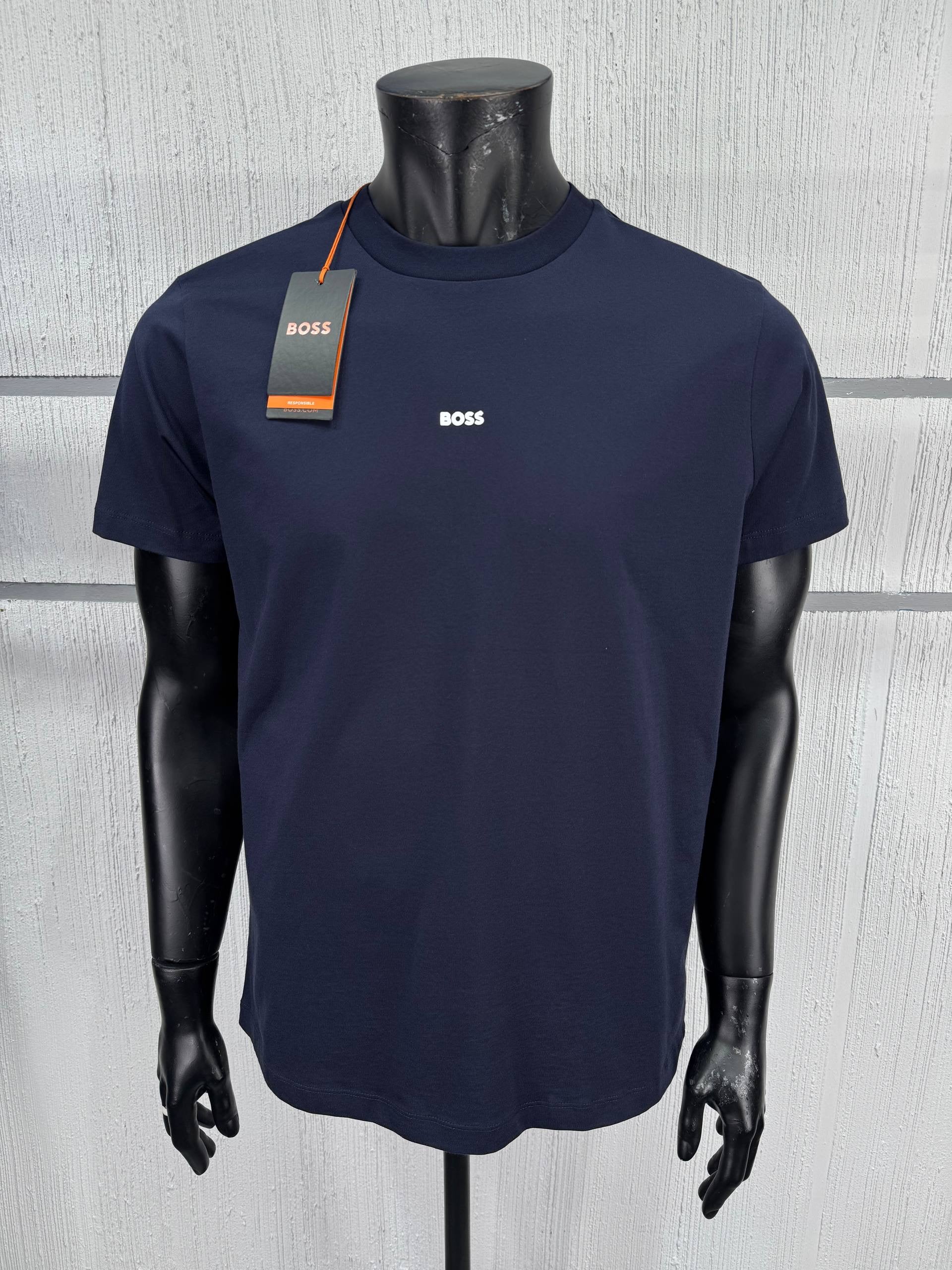 B T-shirt Navy Blue