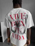 The white Butterfly Oversized T-shirt