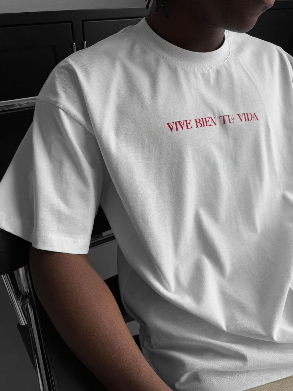 The white Butterfly Oversized T-shirt