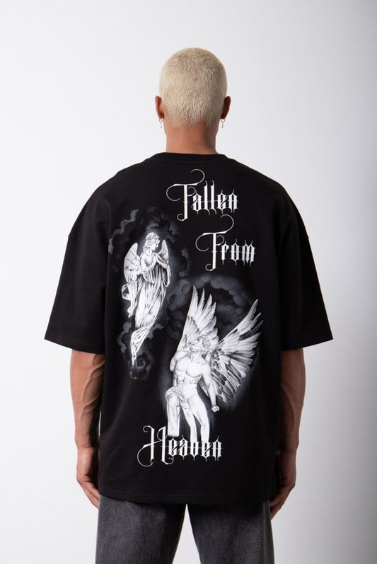 Fallen from Heaven Black Tshirt