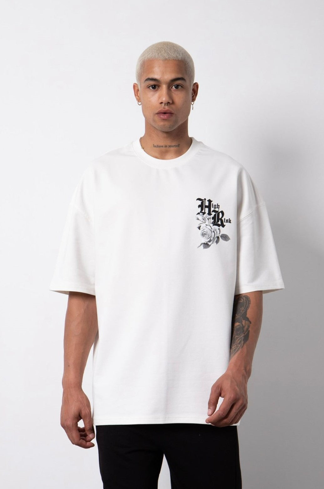 High Risk White Tshirt