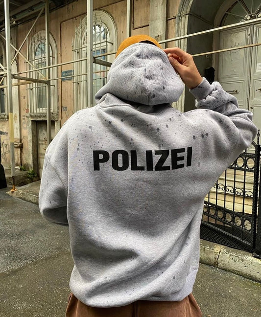 Polizei oversized hoodie